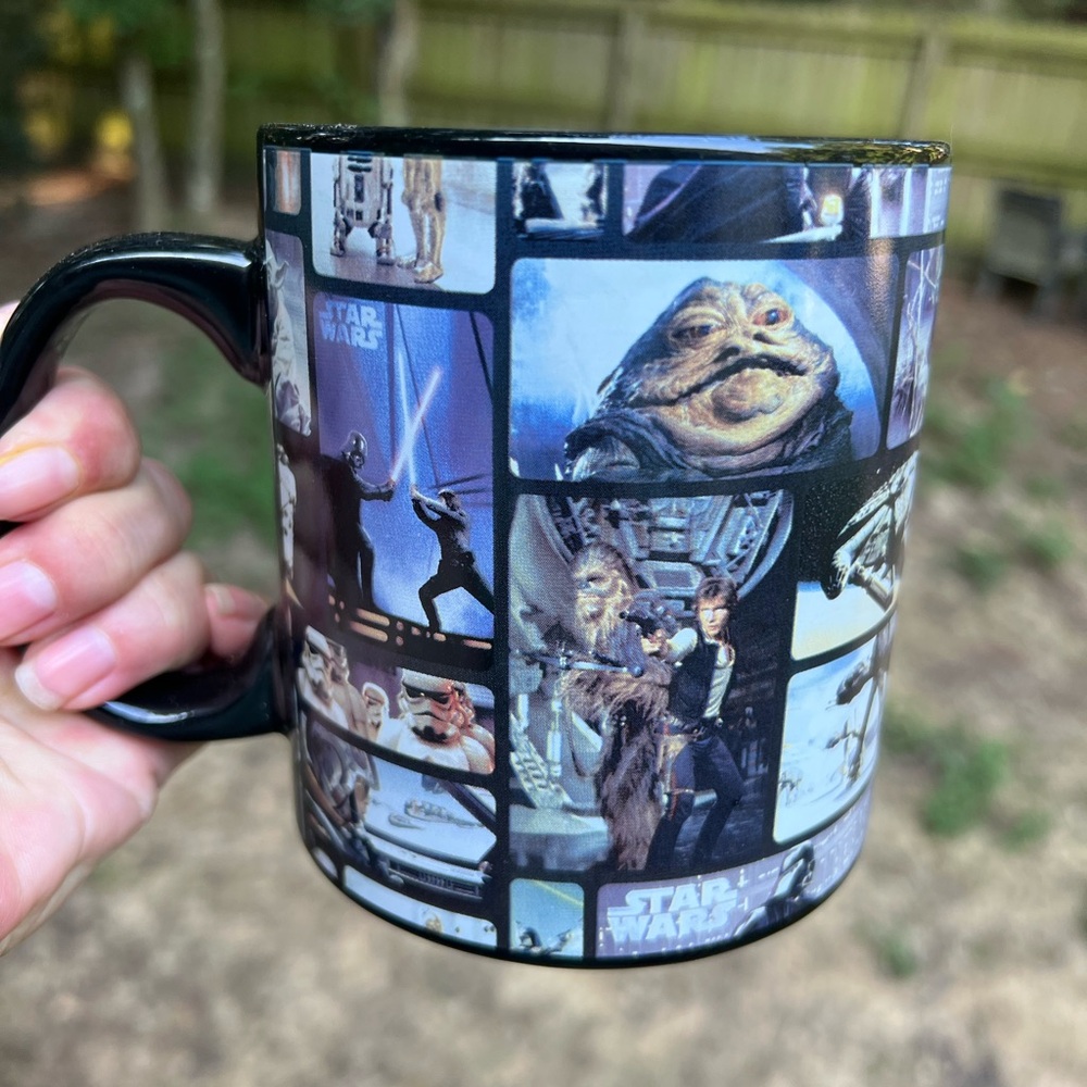 Star Wars Old School Multiple Character Ceramic Mug 20oz - Picture 4 of 7